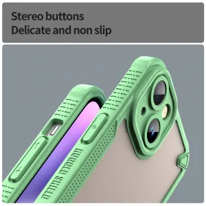 ArmorShield Hybrid Kryt, iPhone 14, zelený