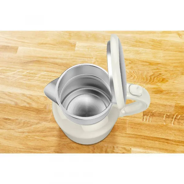 Rýchlovarná kanvica Tefal Thermo Protect XL KO190AE0 Nerezová/Biela