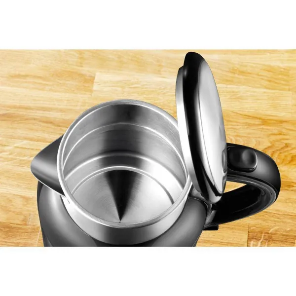 Rýchlovarná kanvica Tefal Thermo Protect XL KO1908E0 Nerezová/Čierna