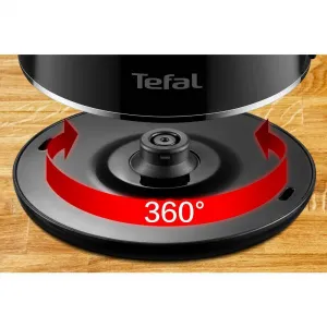 Rýchlovarná kanvica Tefal Thermo Protect XL KO1908E0 Nerezová/Čierna