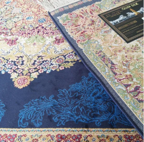 Koberec Exkluzívny Qum Silk 01 modrý