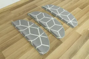Nášľap na schody Cubes 19 svetlo sivý