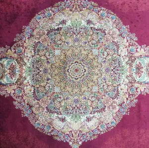 Koberec Exkluzívny Qum Silk 01 červený