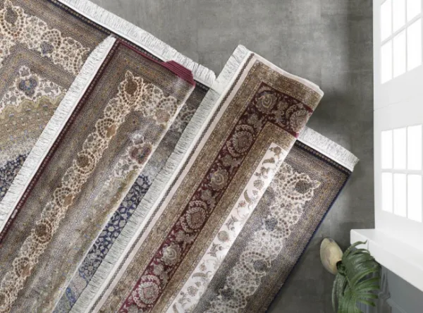 Koberec Exkluzívny Qum Silk 02 čevený