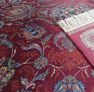 Koberec Exkluzívny Qum Silk 08 červený