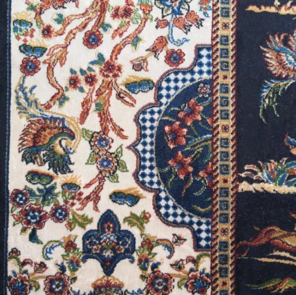 Koberec Exkluzívny Qum Silk 10 modrý