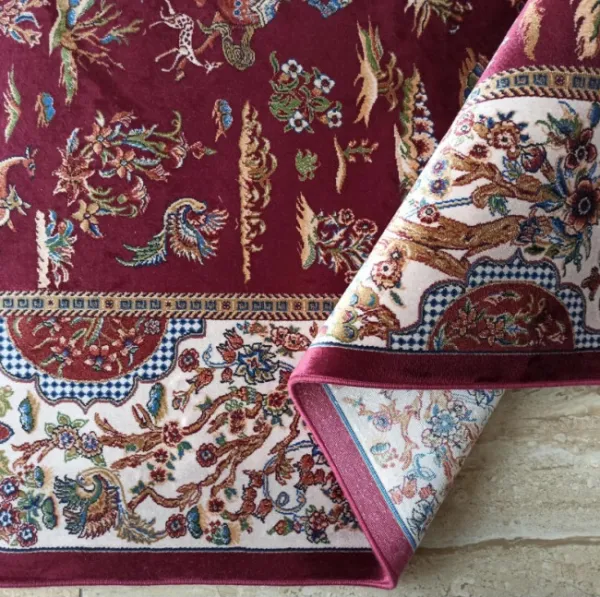 Koberec Exkluzívny Qum Silk 10 červený