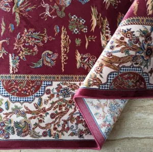 Koberec Exkluzívny Qum Silk 10 červený