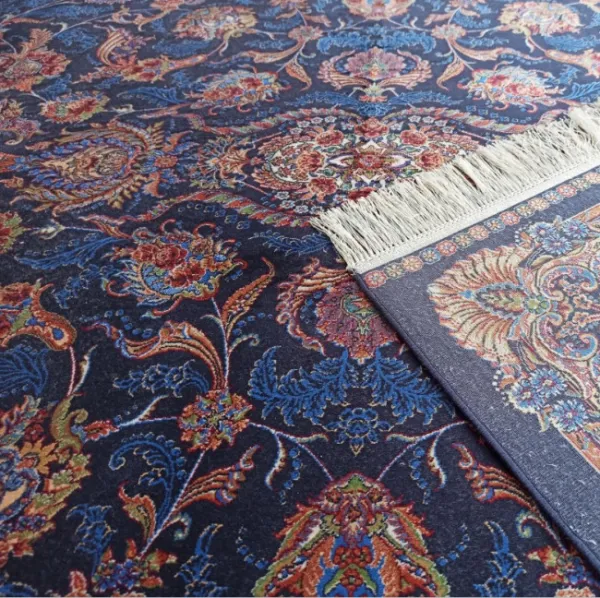 Koberec Exkluzívny Qum Silk 08 modrý