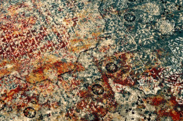 Koberec OMEGA MAMLUK Rozeta vintage smaragdový