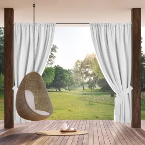 Hotový záves GARDEN biely - s tunelom