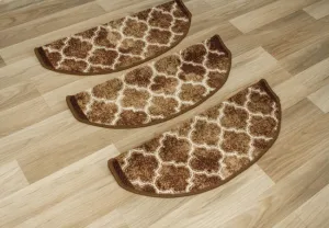 Nášľap na schody  Clover 04 hnedý / béžový