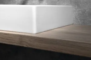 GSI - KUBE X keramické umývadlo 60x47cm, brúsená spodná hrana, biela ExtraGlaze 94319111