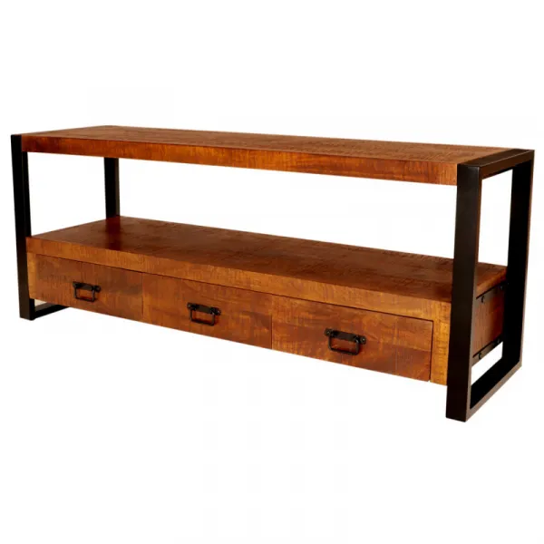 indickynabytok.sk - TV stolík Retro 150x60x45 indický masív mango