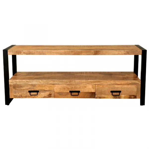 indickynabytok.sk - TV stolík Retro 150x60x45 indický masív mango