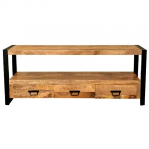 indickynabytok.sk - TV stolík Retro 150x60x45 indický masív mango
