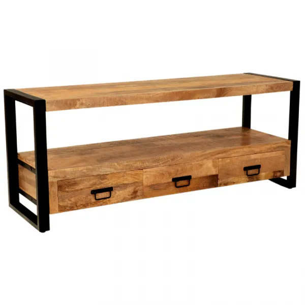 indickynabytok.sk - TV stolík Retro 150x60x45 indický masív mango