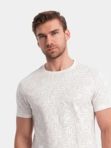 Trendy tričko pre mužov béžové