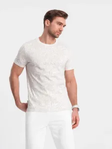 Trendy tričko pre mužov béžové