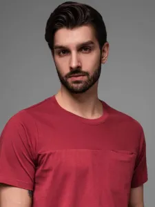 Moderné tričko s krátkym rukávom červené