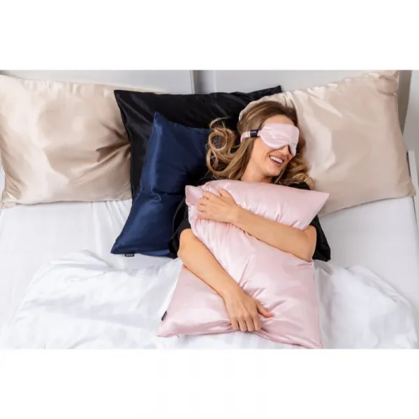 Notino Silk Collection Pillowcase hodvábna obliečka na vankúš Pink 50x60 cm