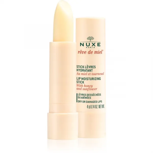 Nuxe Rêve de Miel Lip Moisturizing Stick balzam na pery v tyčinke 4 g