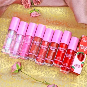 Rude Cosmetics Berry Juicy hydratačný lesk na pery odtieň Coral Kiss 4 g