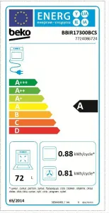 VSTAVANÁ RÚRA BEKO BBIR17300BCS