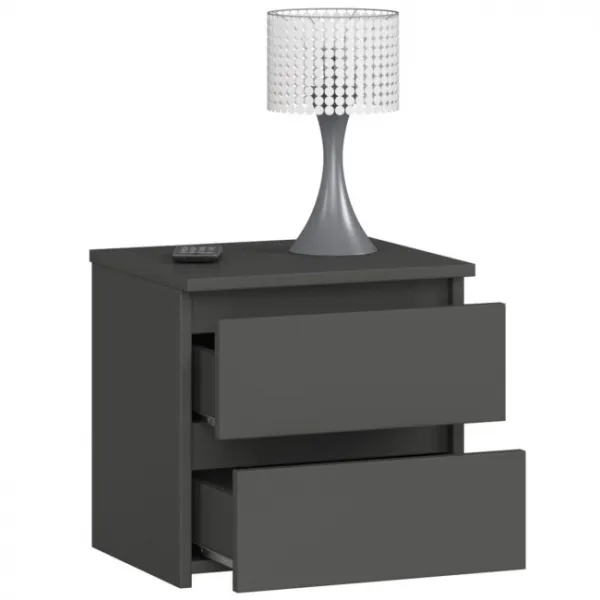 Ak furniture Noční stolek CL2 40 cm grafitově šedý