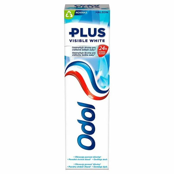 Odol Plus Visible White zubná pasta s fluoridom 75 ml 1ks