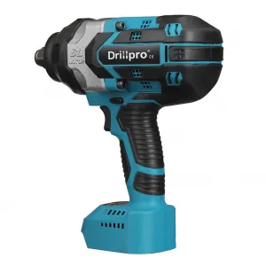 Drillpro Elektrický bezuhlíkový rázový kľúč gola 3/4" 2000 N.M s veľkým krútiacim momentom pre ťažké podmienky práce, kompatibilný s batériami Makita18V