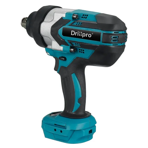 Drillpro Elektrický bezuhlíkový rázový kľúč gola 3/4" 2000 N.M s veľkým krútiacim momentom pre ťažké podmienky práce, kompatibilný s batériami Makita18V