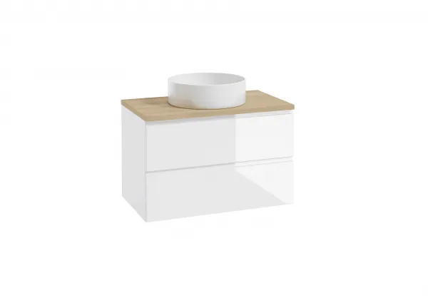 ArtDef Keramické umývadlo NOEL | biela 36 cm