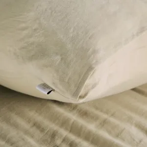 Posteľná súprava LINEN krémová