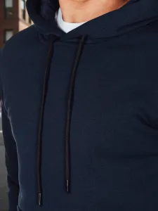 Základná mikina s kapucňou pre pánov-granátová