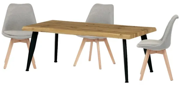 AUTRONIC jedálenská stolička CT-751 LAN2 svetlo sivá