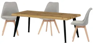 AUTRONIC jedálenská stolička CT-751 LAN2 svetlo sivá
