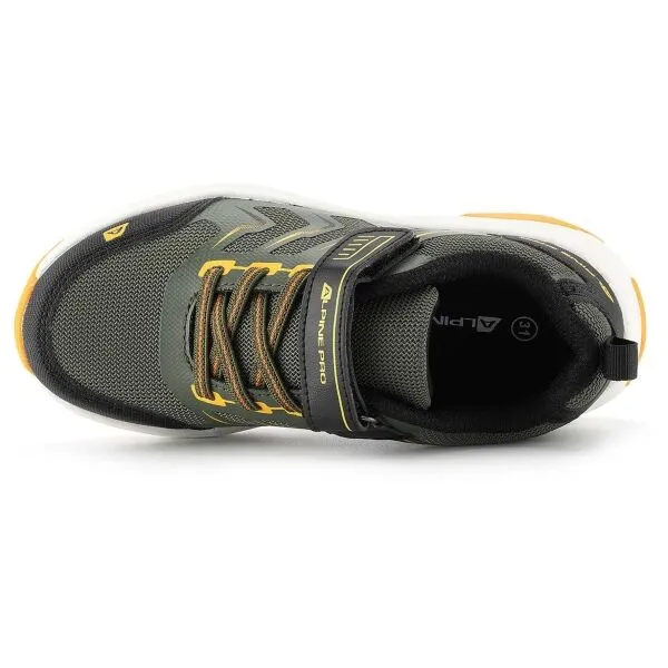 ALPINE PRO DANGO Detská outdoorová obuv, khaki, veľkosť
