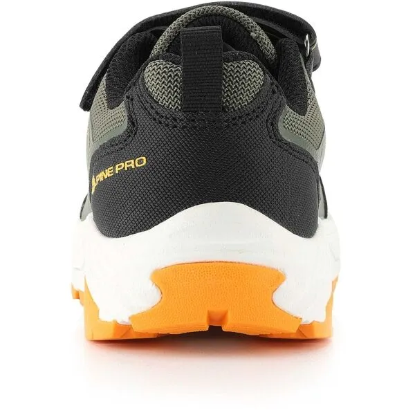 ALPINE PRO DANGO Detská outdoorová obuv, khaki, veľkosť