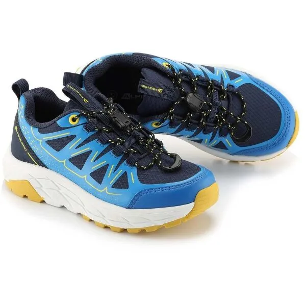 ALPINE PRO KYRO Detská outdoorová obuv, modrá, veľkosť