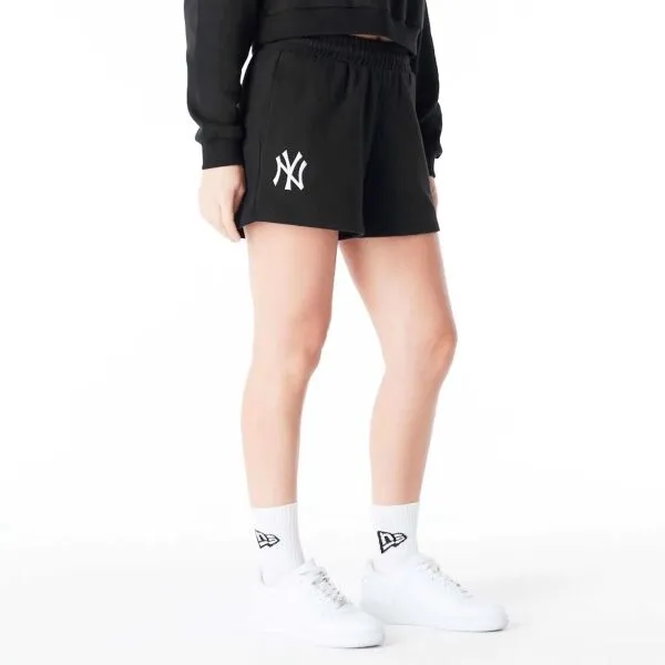 New Era WMNS MLB LEAGUE ESSENTIALS NEYYAN Dámske kraťasy, čierna, veľkosť