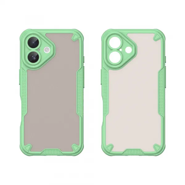 ArmorShield Hybrid Kryt, iPhone 16, zelený