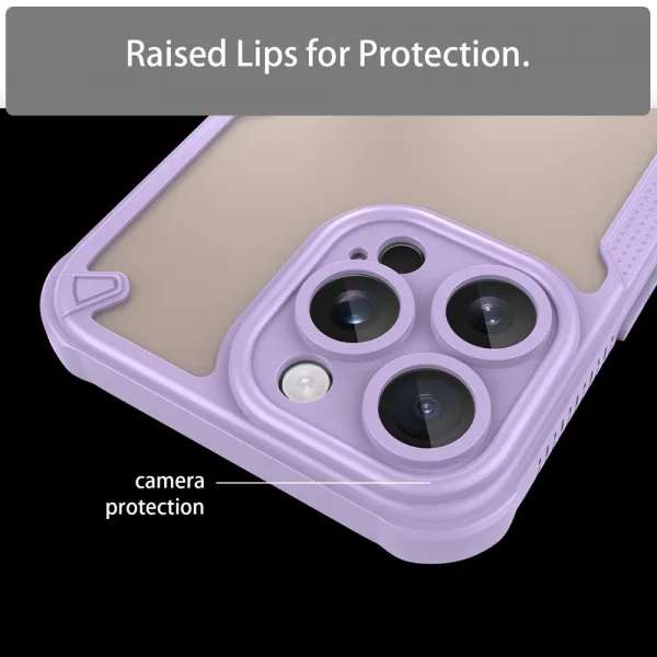 ArmorShield Hybrid Kryt, iPhone 16 Pro Max, fialový