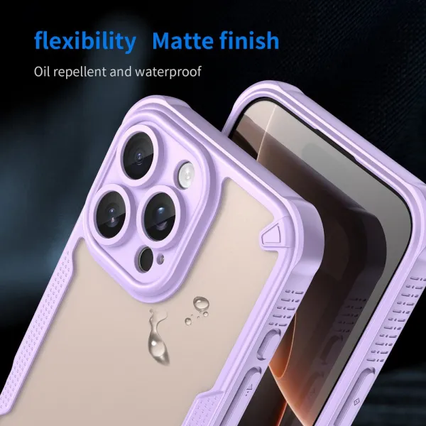 ArmorShield Hybrid Kryt, iPhone 16 Pro Max, fialový