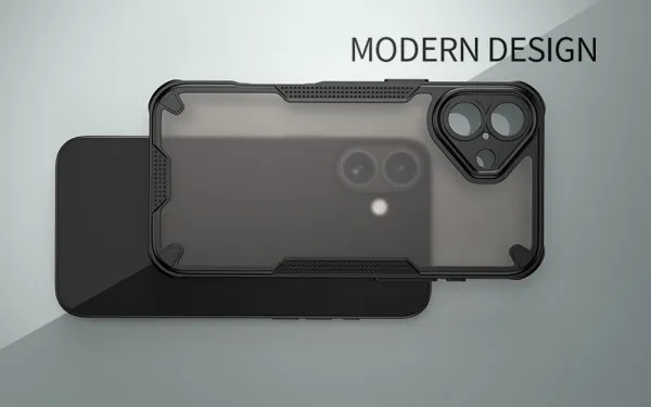 ArmorShield Hybrid Kryt, iPhone 16 Plus, čierny