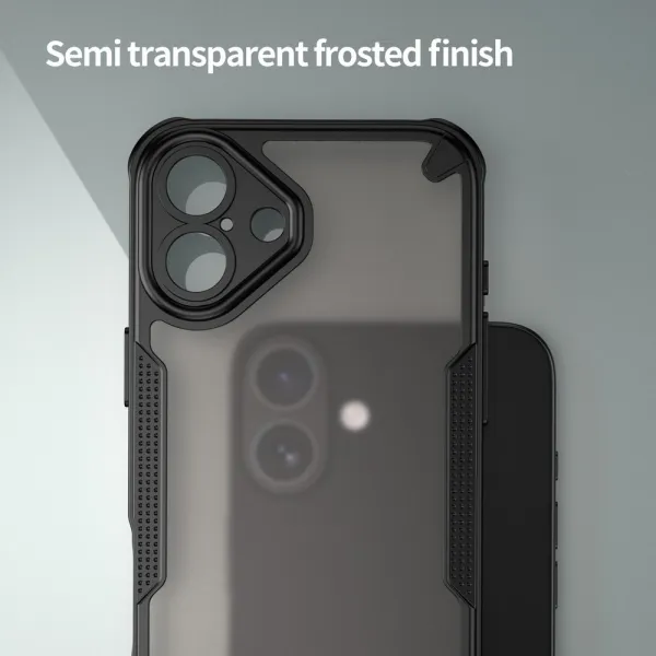 ArmorShield Hybrid Kryt, iPhone 16 Plus, čierny