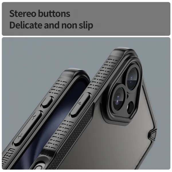 ArmorShield Hybrid Kryt, iPhone 16 Plus, čierny