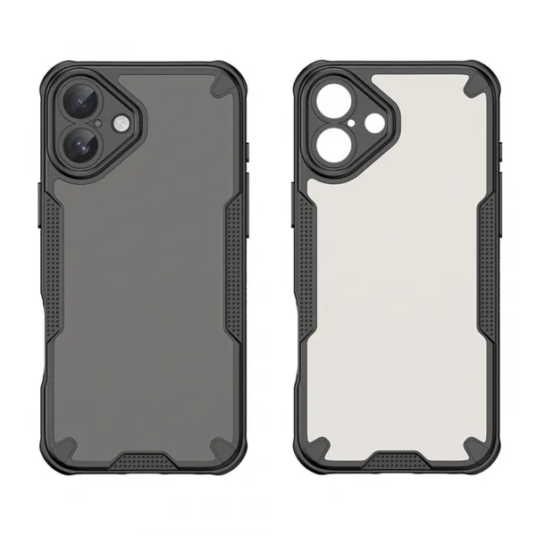 ArmorShield Hybrid Kryt, iPhone 16 Plus, čierny