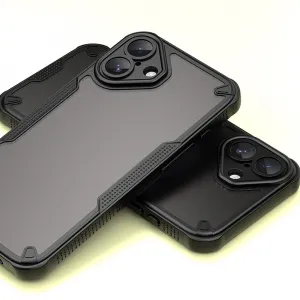 ArmorShield Hybrid Kryt, iPhone 16 Plus, čierny