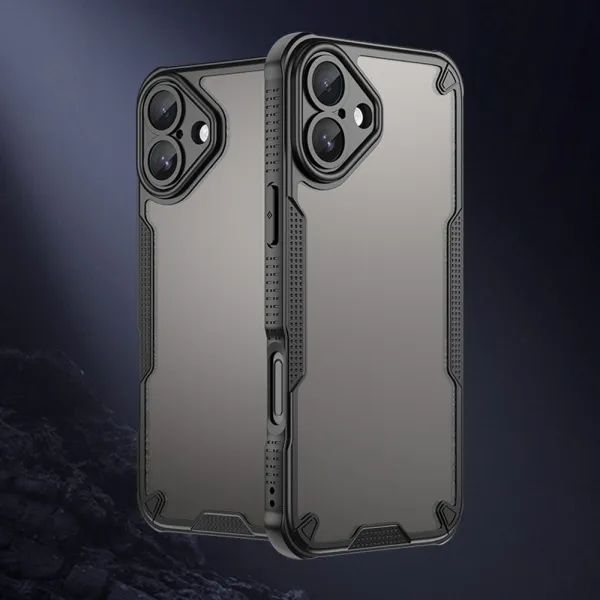 ArmorShield Hybrid Kryt, iPhone 16 Plus, čierny